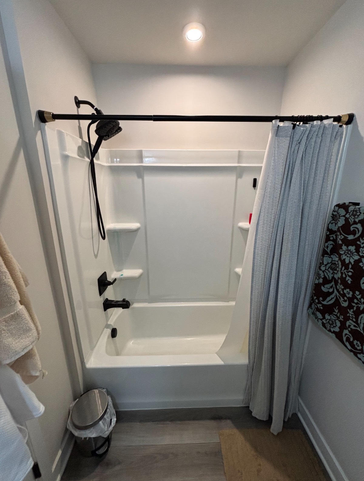 Before — bathroom mid-construction